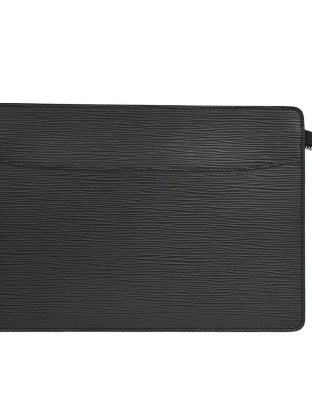 Louis Vuitton Black Epi Pochette Homme Clutch Bag